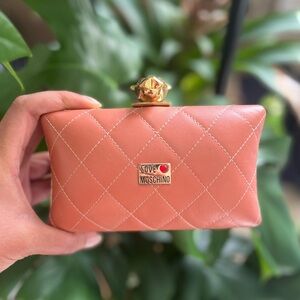 Brand New Never Been Used Love Moschino mini clutch